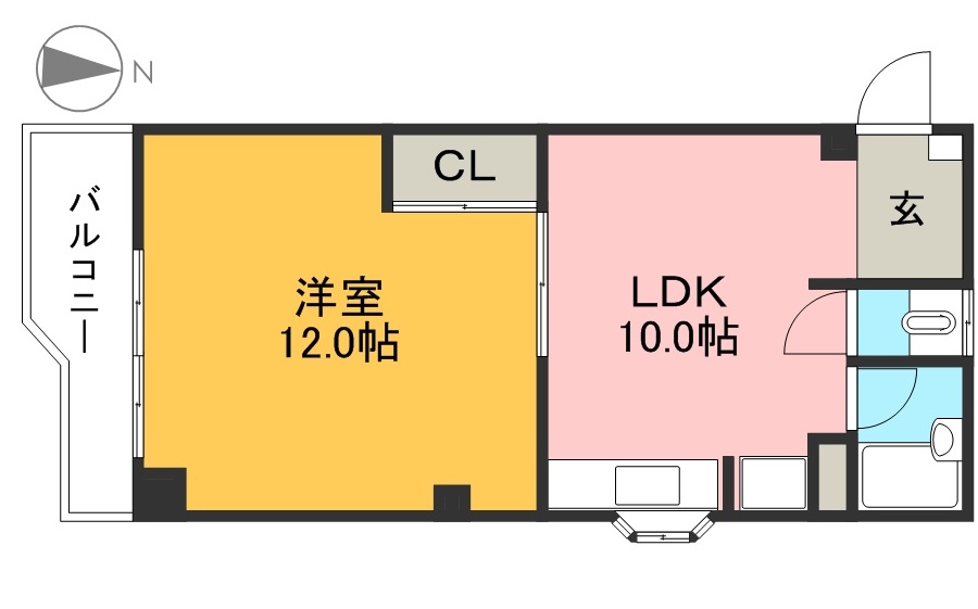 ロイヤルガーデンⅠ 601号室 間取り