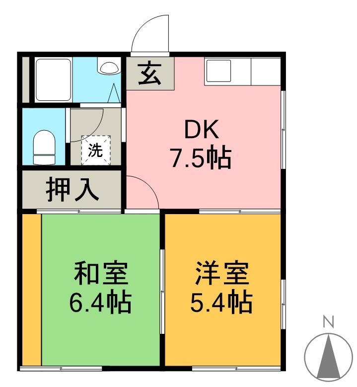 ＣｌａｓｓハイツⅠ 間取り図