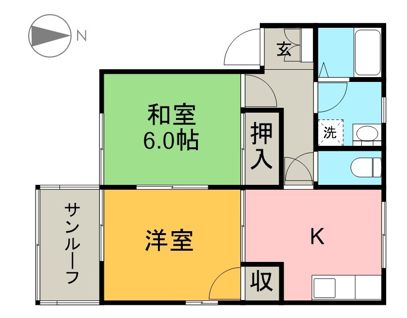 ＣｌａｓｓハイツⅡ 間取り図