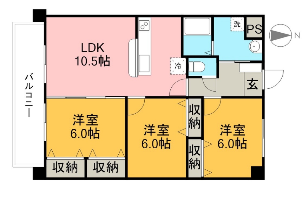 メゾン・アムール 間取り図