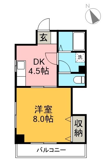 パル・ボナール 間取り図