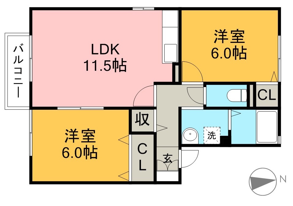 マーブル土佐 間取り図