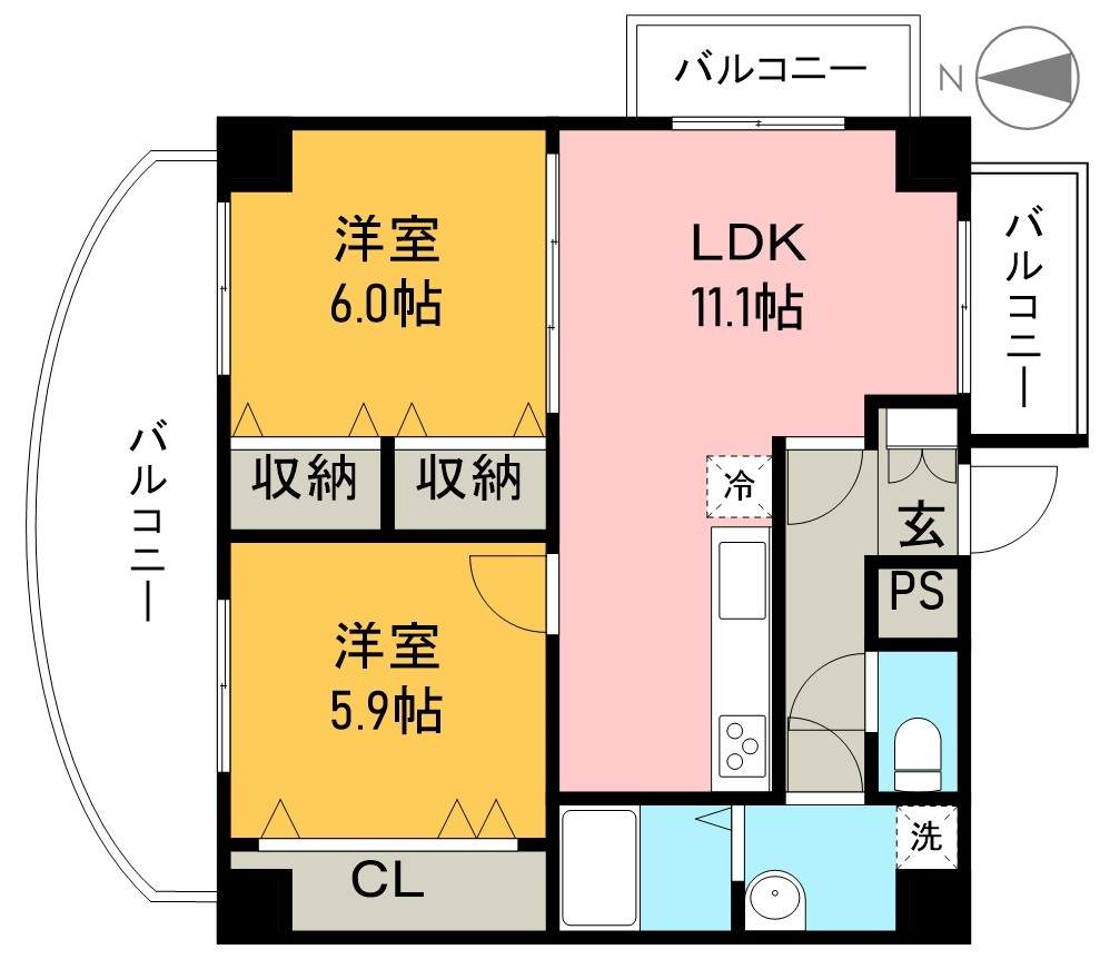 素心館 間取り図