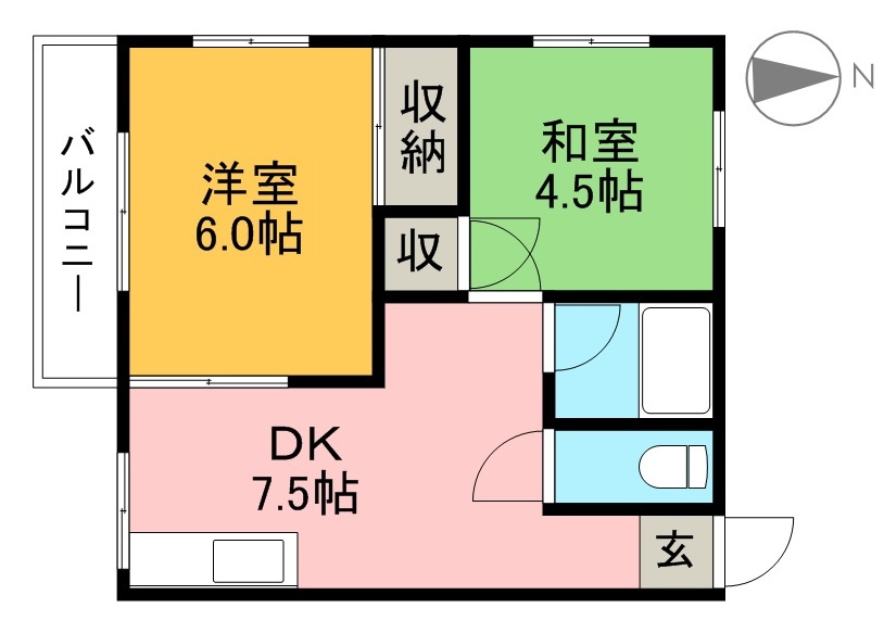 メゾン音三郎 間取り図