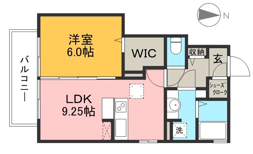 ホープ　Ｃ棟 間取り図