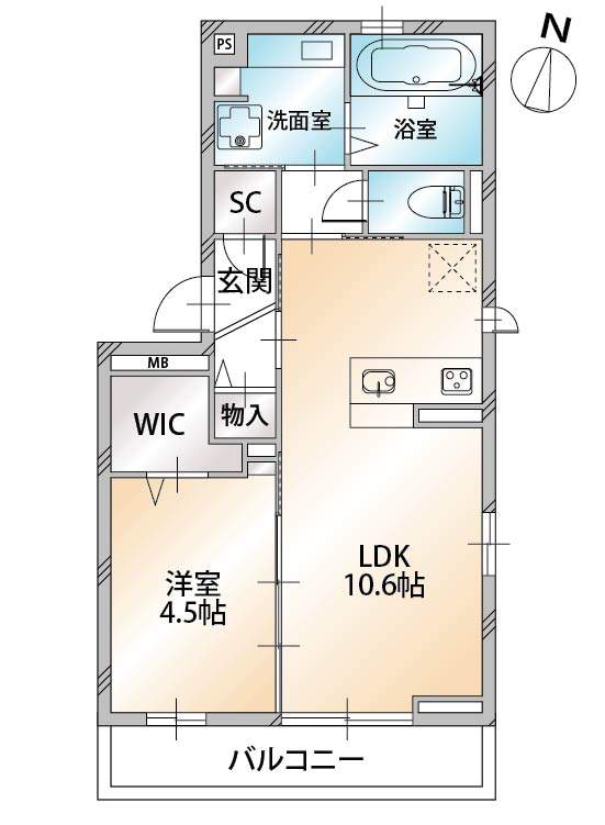 グランディョーゾ　レガーメ 間取り図