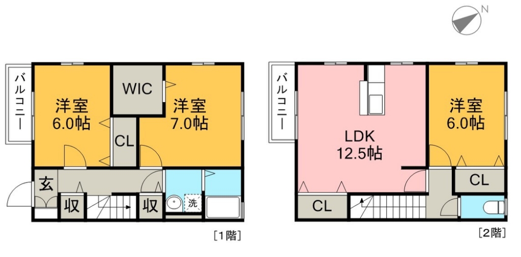 リヴェール　Ａ棟 間取り図