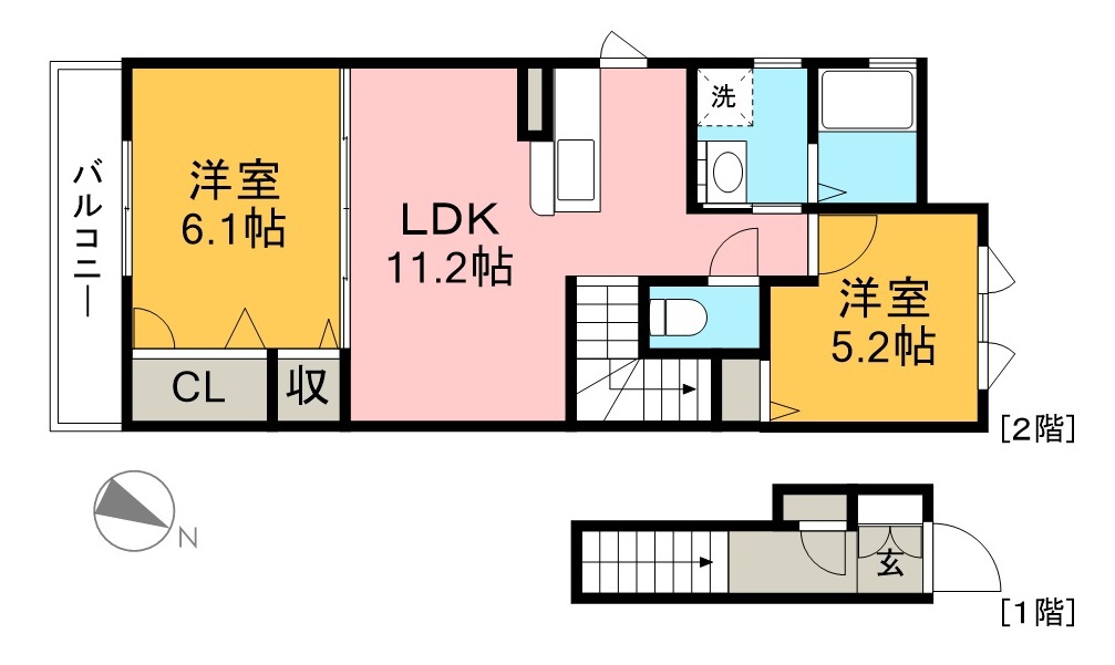 シャーメゾン　チェリー 間取り図