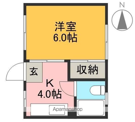 コーポみやび 301号室 間取り