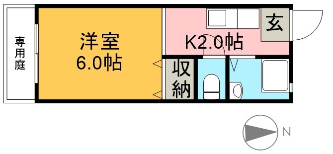 コーポ田淵 間取り図