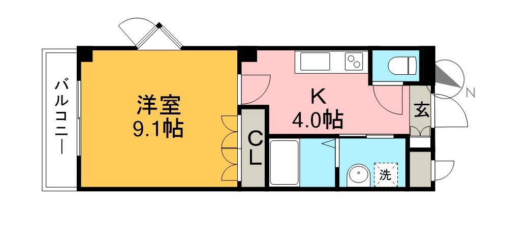 フォレストＭＣ 108号室 間取り