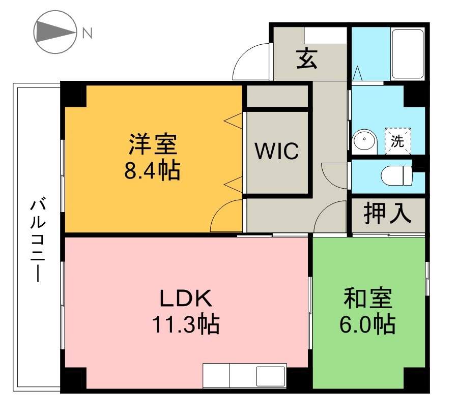 フィネス高須 間取り図