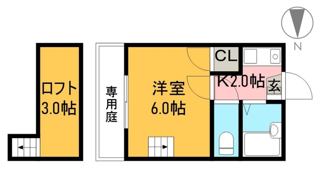 ウイズハウス伊勢崎 間取り図