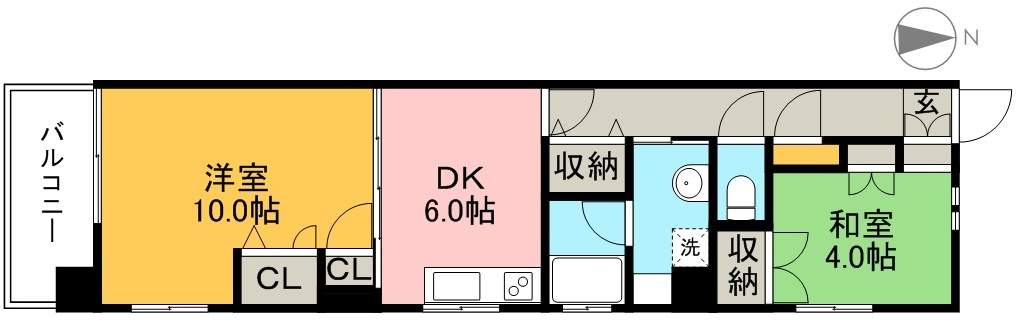 升形マンション 間取り図