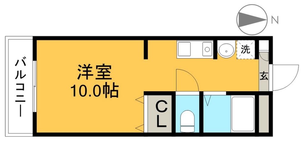 フィットハイム比島 間取り図