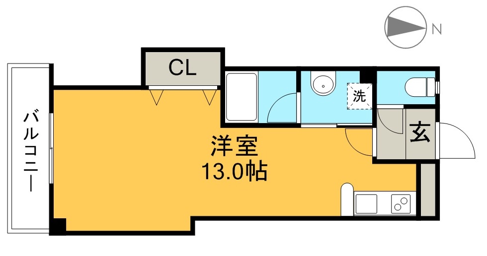 メゾン岡村 間取り図