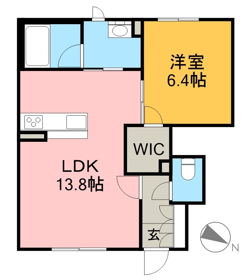 シャーメゾン　ソラーレ 間取り図