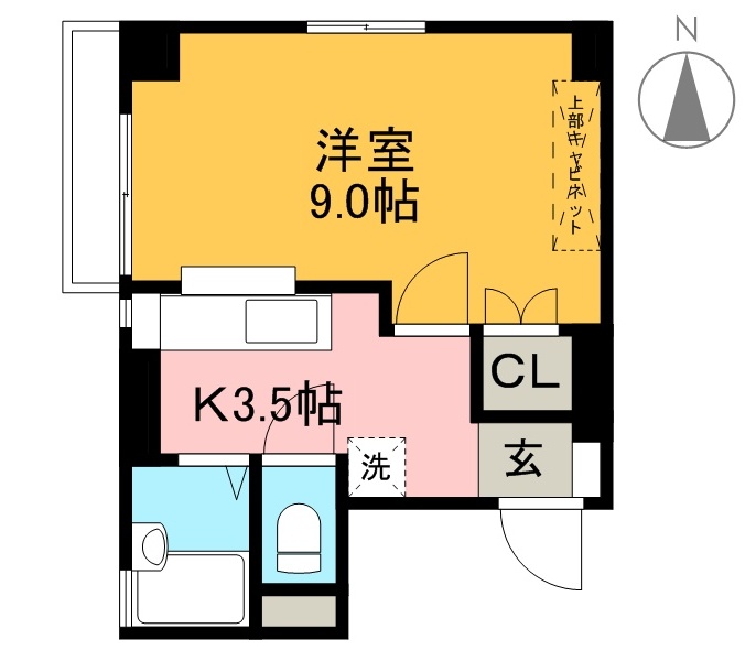 クリスタルハイツ 間取り図