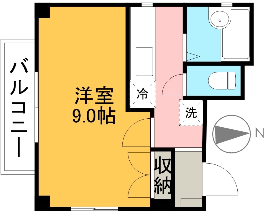 クリスタルハイツ 間取り図