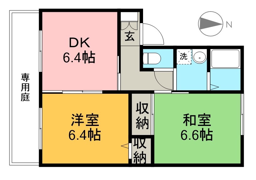 ヘリテージ雅Ⅰ　Ａ棟 間取り図