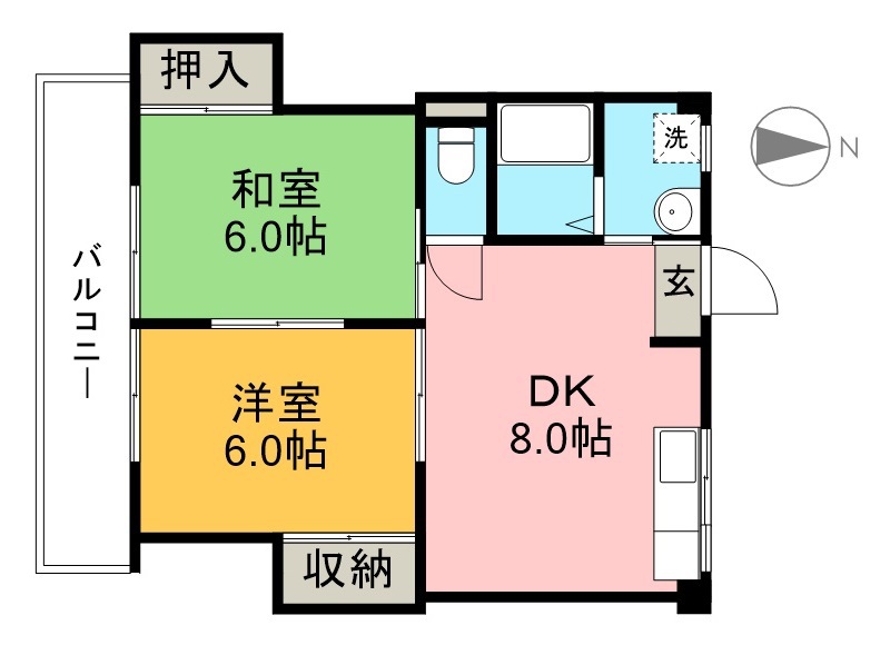 マノワール杉井流 間取り図