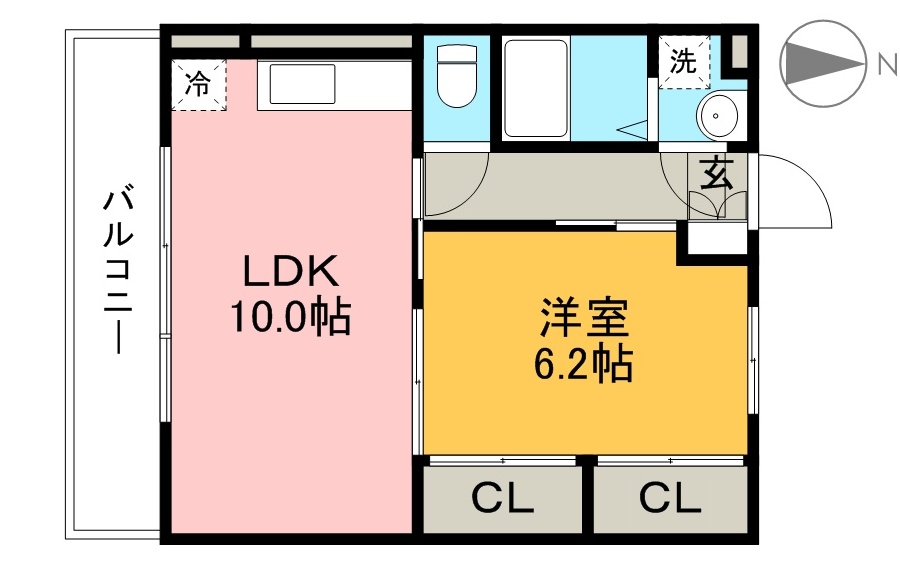 マリベール天龍 間取り図