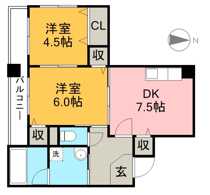 瀬戸ハイツ 間取り図