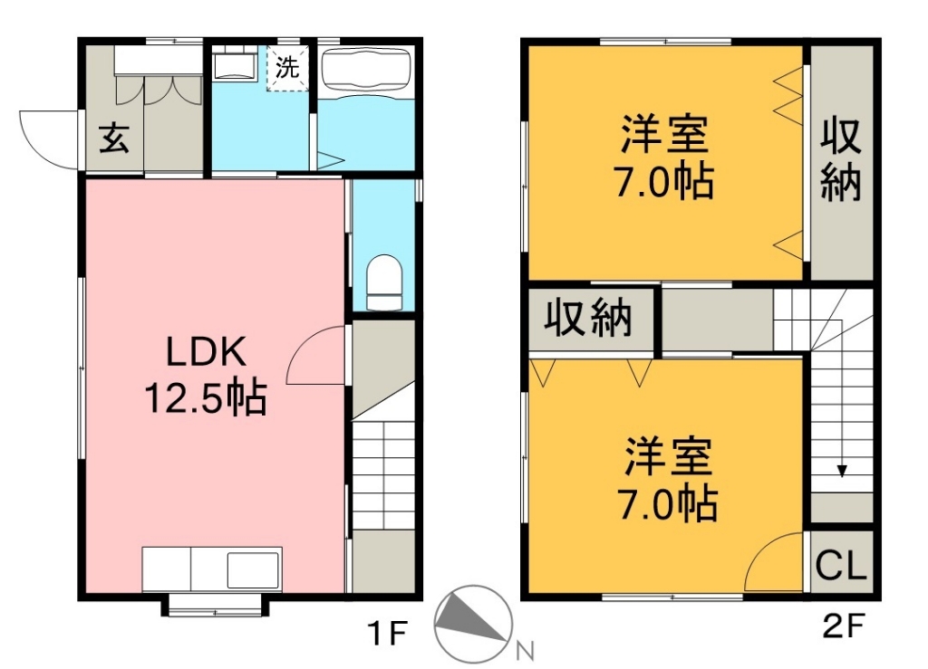 神田貸家（２４１－３９） 間取り