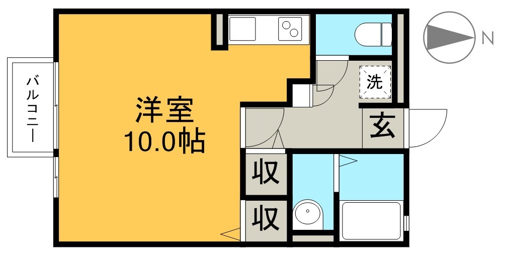 エクセルコート 間取り図