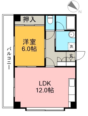 レッドハットⅡ 間取り図