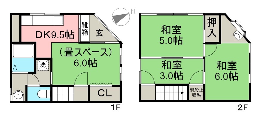 二葉町Ｆ戸建 間取り