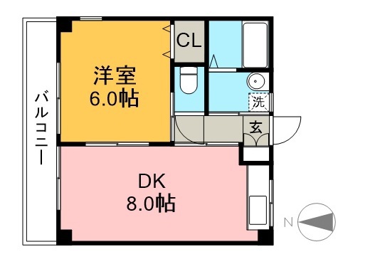 パールハイツ 間取り図