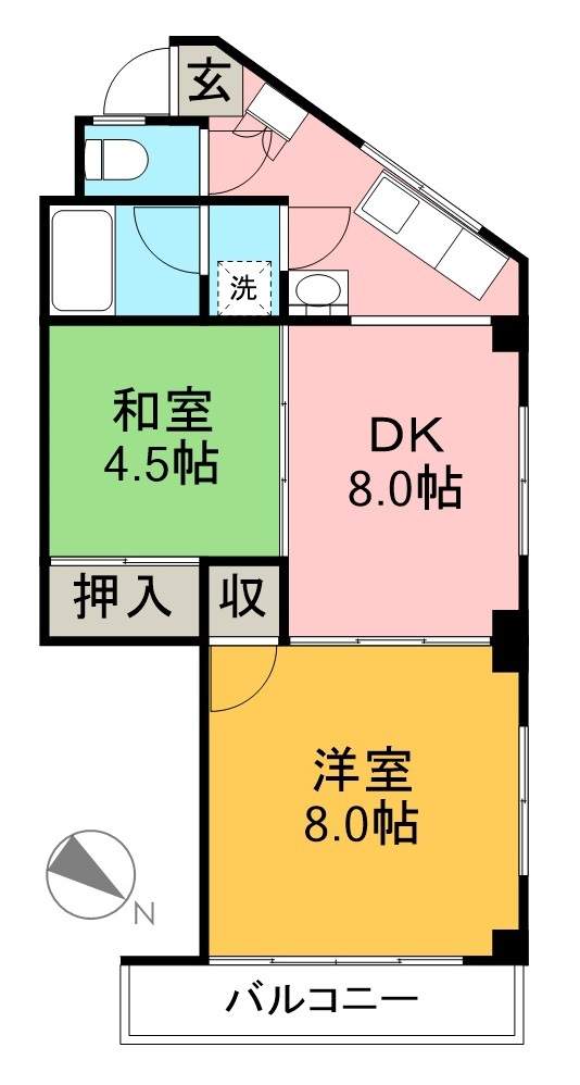 プラムガーデン 間取り図