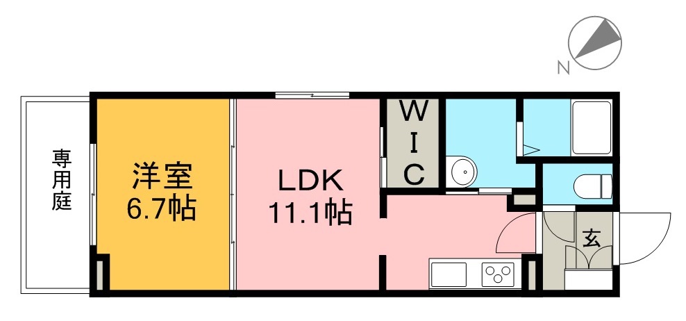 ベレオ　ゴールド 間取り図