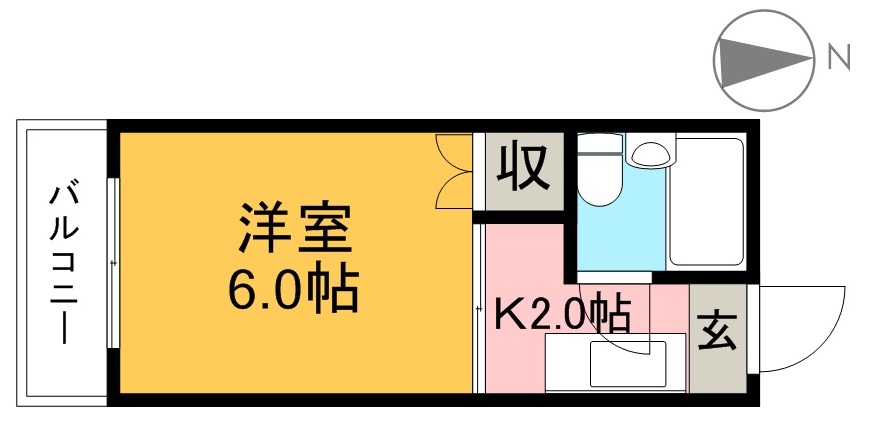 永国寺ハイツ 間取り図