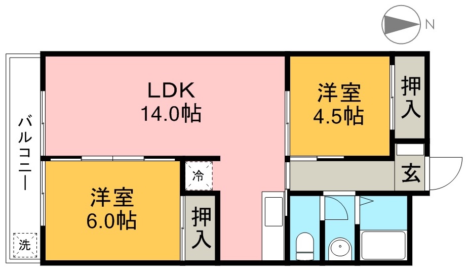 アステール・Ｋ 303号室 間取り