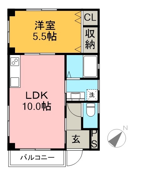 メゾン百石 間取り図