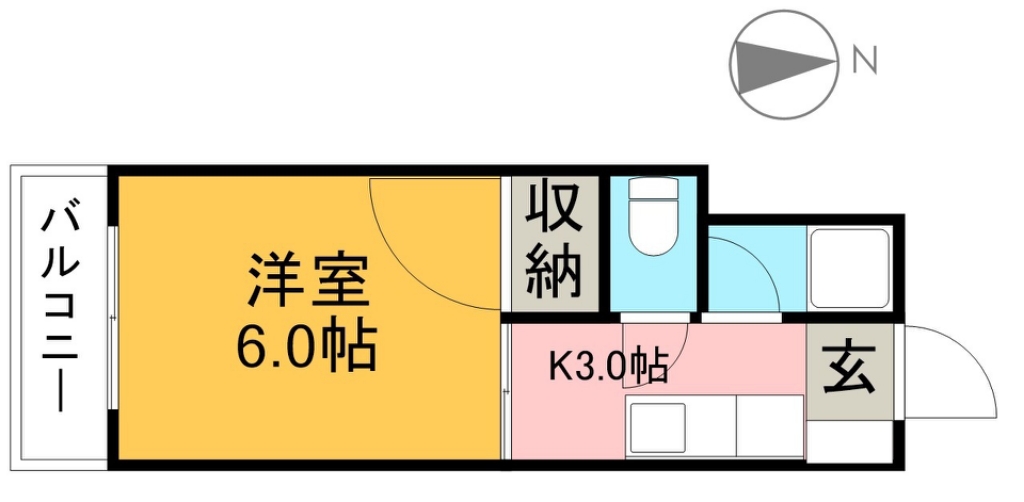 清遠マンション 間取り図