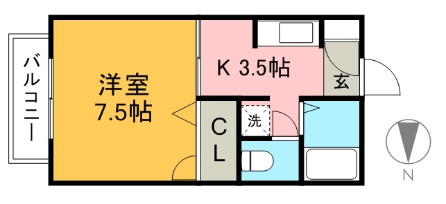 石丸ハイツ 間取り図