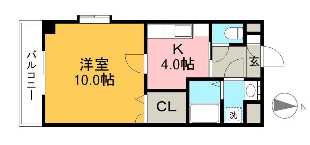 メゾンド・クレール 間取り図