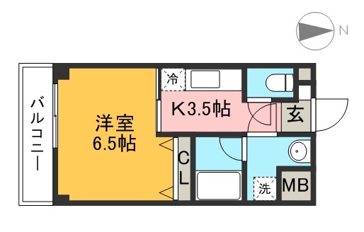 ｆｌｅｕｒ　ａｍｉ　Ⅲ 間取り図