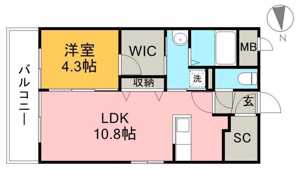 メゾン・ド・ショコラ 間取り図