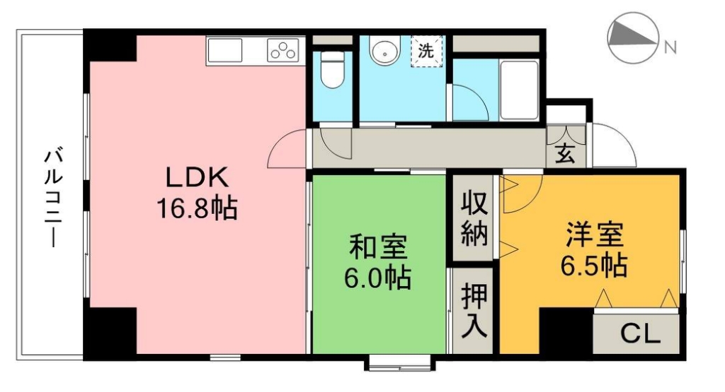 リップルガーデンⅠ 304号室 間取り