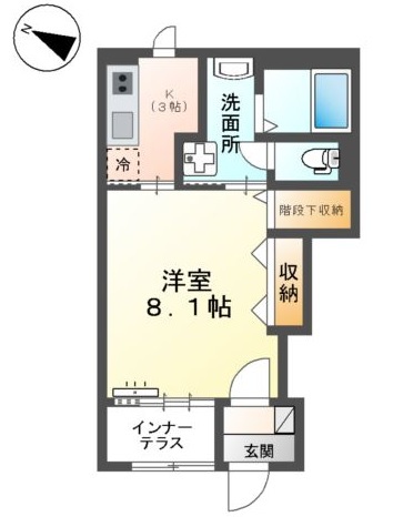 十色 103号室 間取り