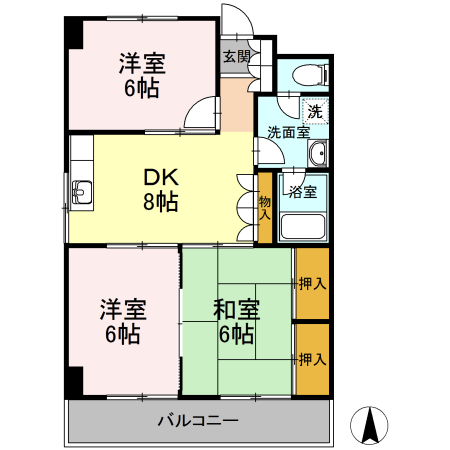 一ツ橋レジデンス 間取り図