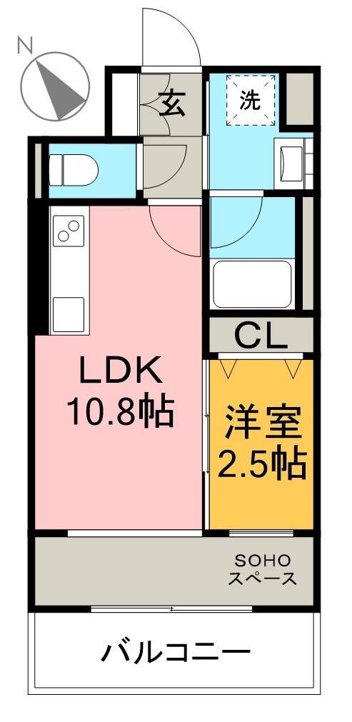 Ｊ．リヴェール高知一宮 間取り図