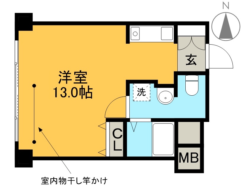 クレール本町 間取り図