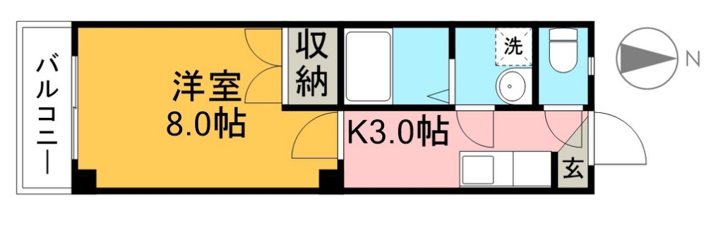 サンホーム南国 間取り図