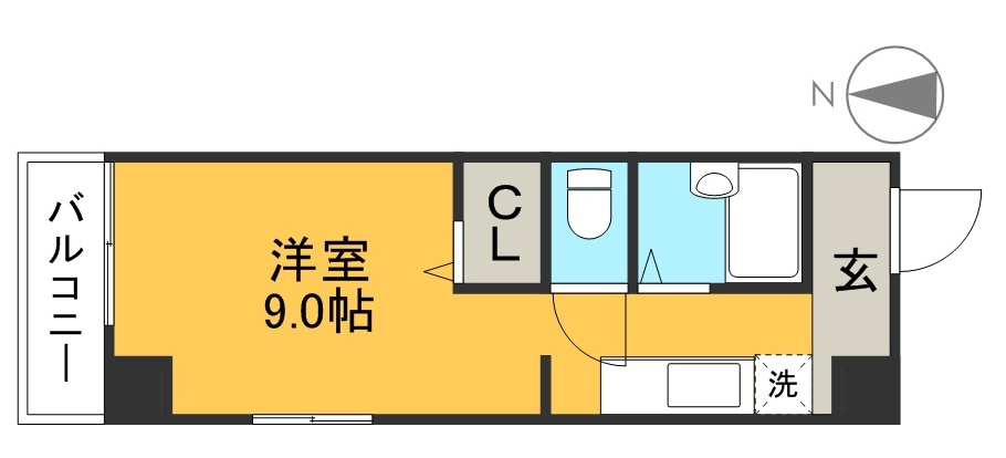 マーガレットパレス 705号室 間取り