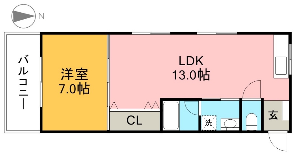 アーバン・ドエルＹＳ 間取り図